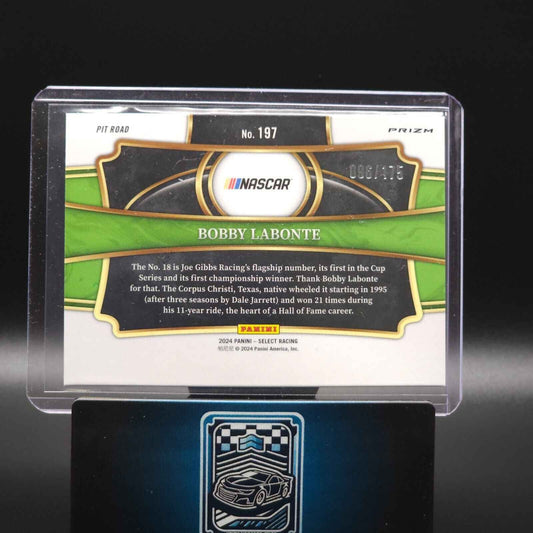 2024 Panini Select - Pit Road Blue Prizm #197 Bobby Labonte /175 - NASCARD.shop
