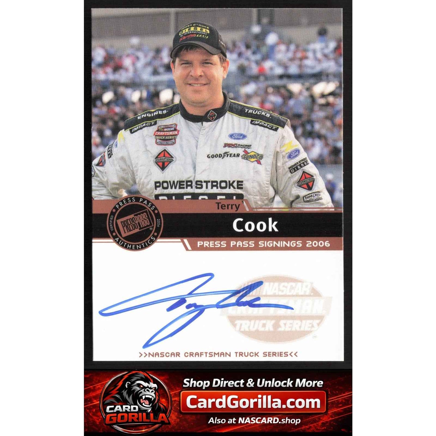 2006 Press Pass #NNO Terry Cook Signings