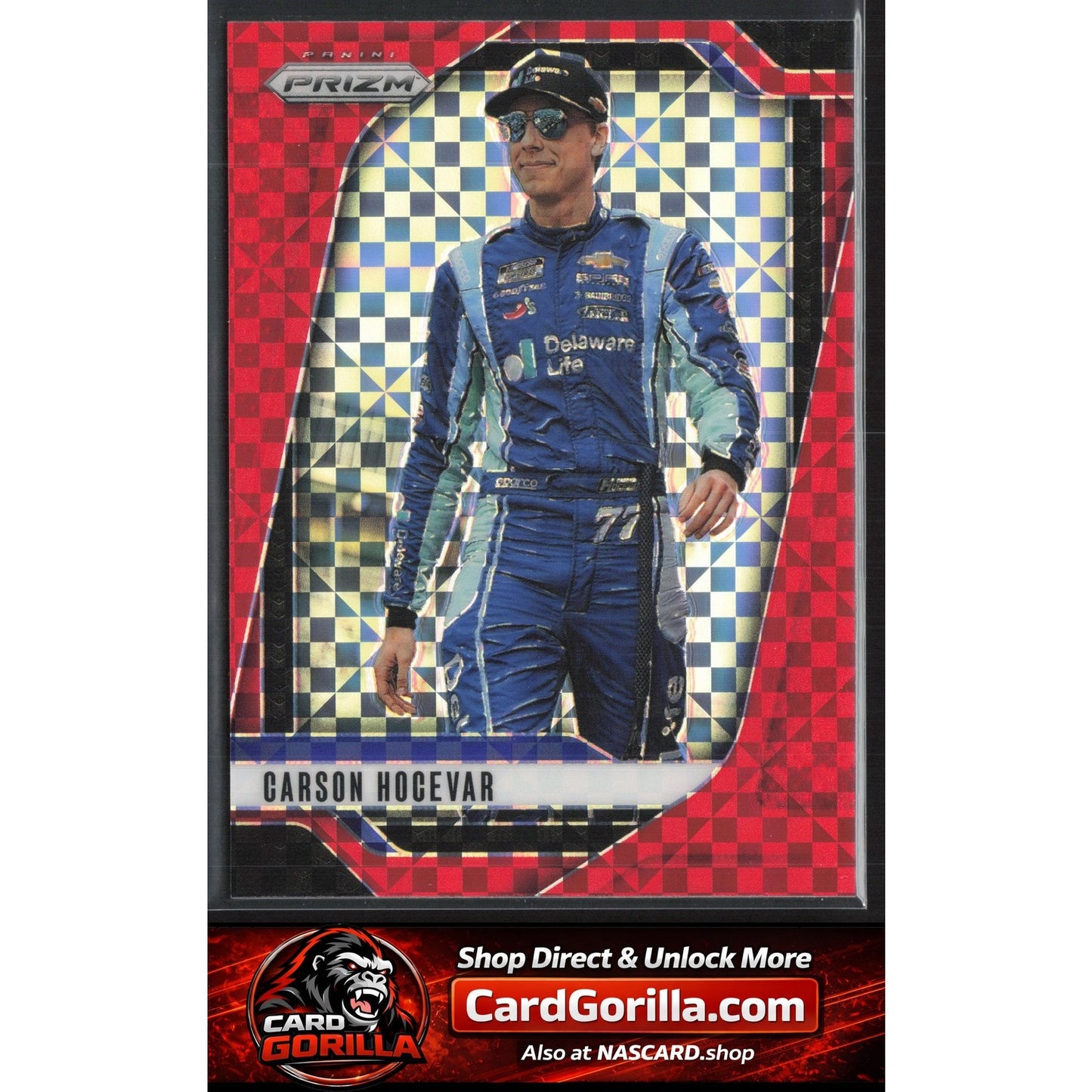 2025 Panini Prizm #34 Carson Hocevar Red Power #/175