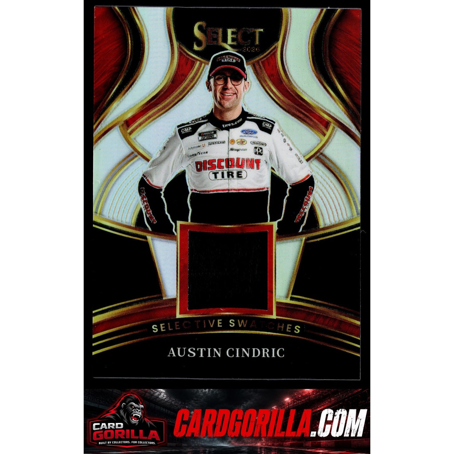 2026 Panini Select #SS-ACD Austin Cindric Selective Swatches