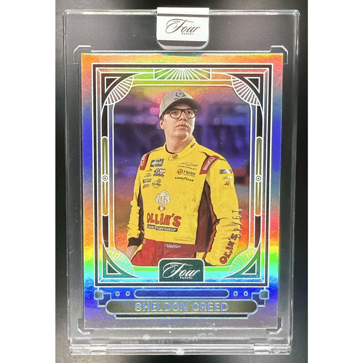 2026 Panini Turn Four Racing Sheldon Creed #59 Holo Silver 19/49