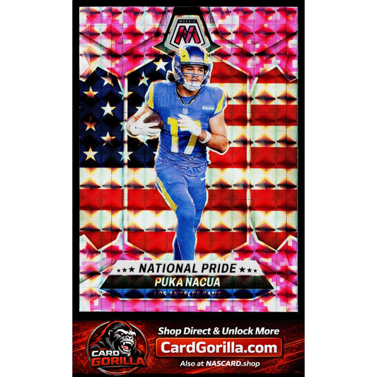 2024 Panini Mosaic #264 Puka Nacua Mosaic Camo Pink