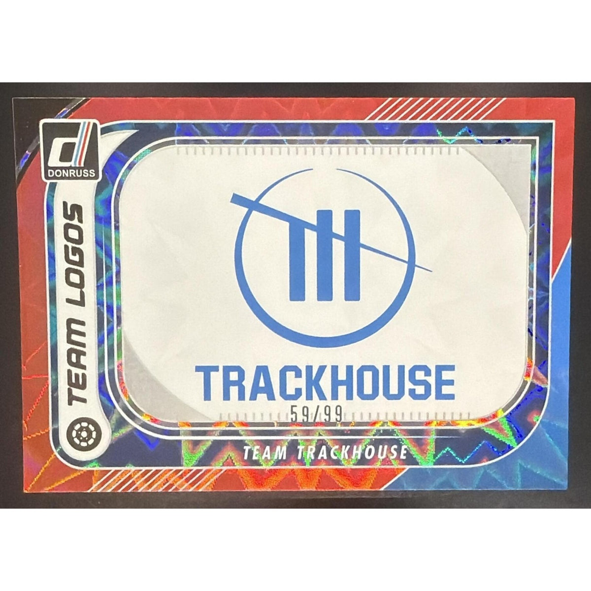 2026 Panini Donruss NASCAR Racing Team Trackhouse #9 Logos Red Xplosion 59/99
