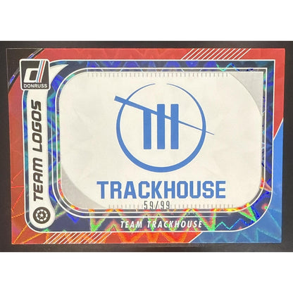 2026 Panini Donruss NASCAR Racing Team Trackhouse #9 Logos Red Xplosion 59/99