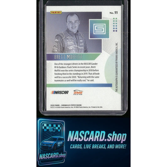 2020 Panini Chronicles #11 Brett Moffitt Status Autographs #/300