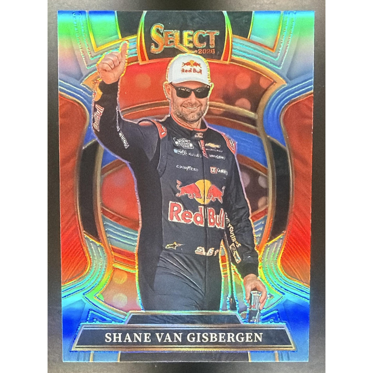 2026 Panini Select NASCAR Shane Van Gisbergen Grandstand Light Blue Prizms /199