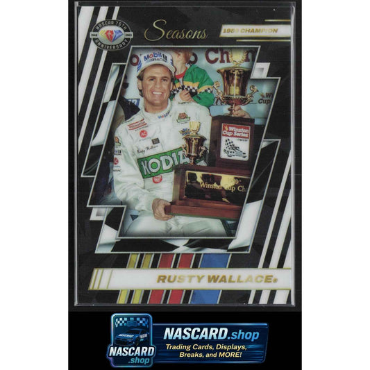 2023 Panini Prizm #86 Rusty Wallace NASCAR 75th Anniversary