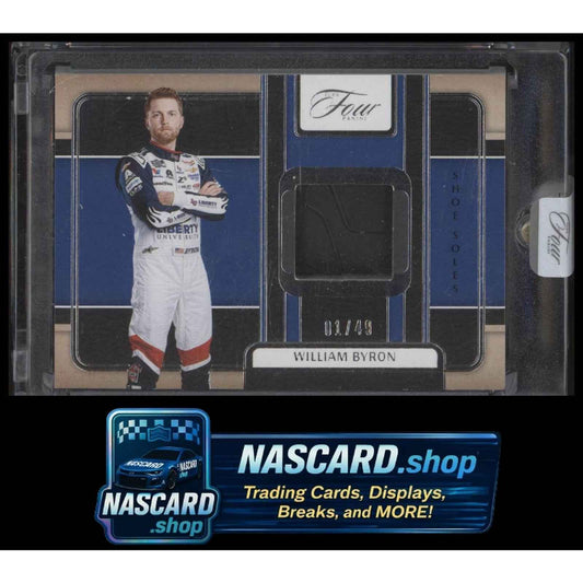 2025 Panini Turn Four #SS-WBN William Byron Shoe Soles #/49