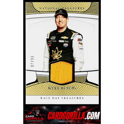 2023 Panini National Treasures Kyle Busch Race Day Treasures Firesuits #/99
