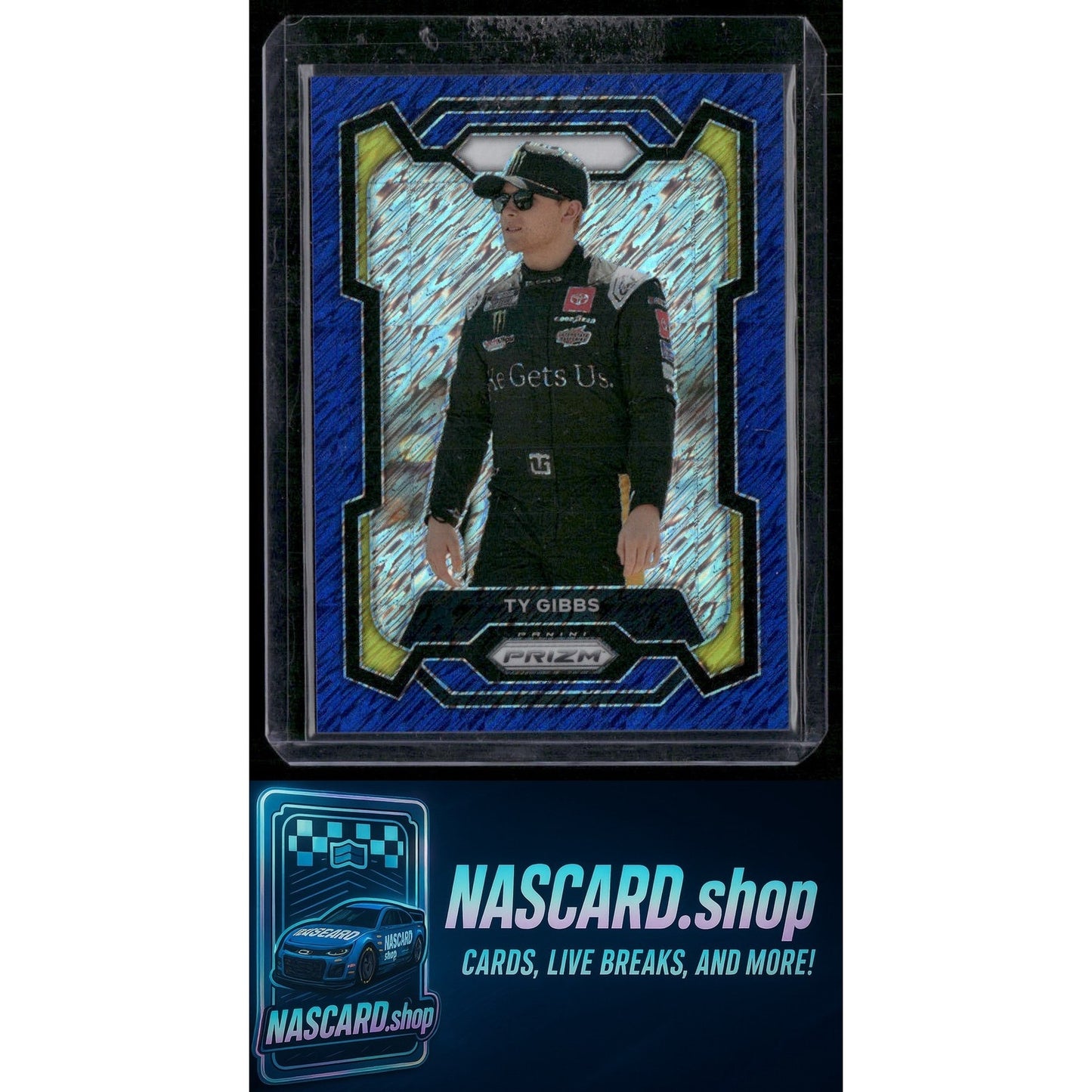 2024 Panini Prizm #4 Ty Gibbs Blue Shimmer #/10