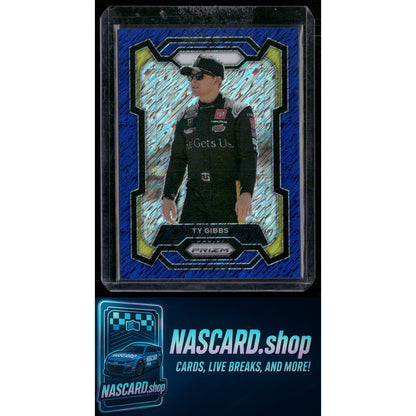 2024 Panini Prizm #4 Ty Gibbs Blue Shimmer #/10