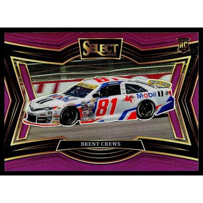 2025 Panini Select #141 Brent Crews Purple Prizms #/85 RC