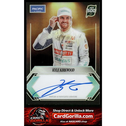 2025 Parkside Indy 500 Pacific #PP-KK Kyle Kirkwood Signature Series