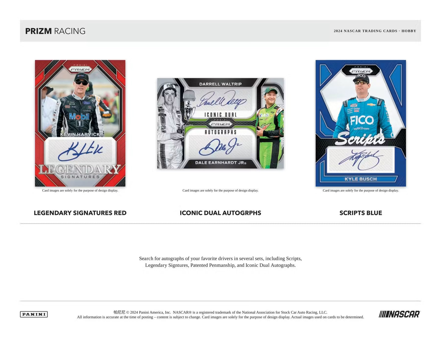 2024 Panini Prizm Racing Hobby Box
