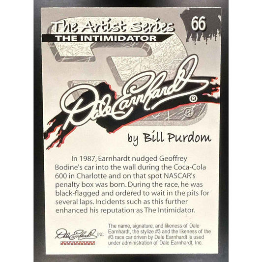 2002 Dale Earnhardt The Artist Series Bill Purdom #66