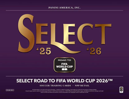 2025-26 Panini Select Soccer Road to the World Cup Blaster Box