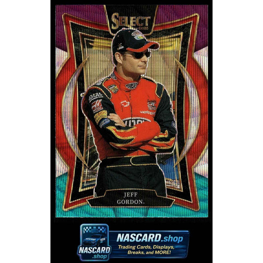 2025 Panini Select #1 Jeff Gordon Tri-Color Prizms