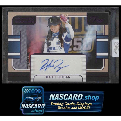 2025 Panini Turn Four #CSS-HDG Hailie Deegan Center Stage Signatures Purple #/25