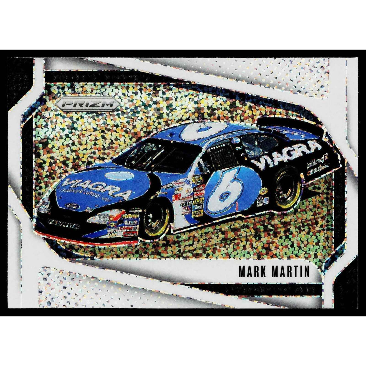 2025 Panini Prizm #145 Mark Martin White Sparkle