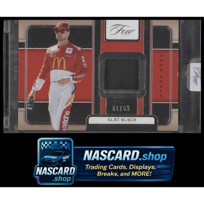2025 Panini Turn Four #SS-KBS Kurt Busch Shoe Soles #/49