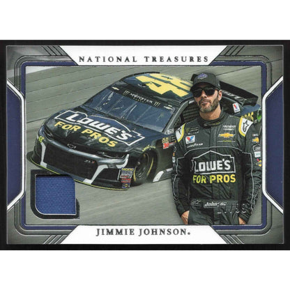 2025 Panini National Treasures #TG-JJN Jimmie Johnson Track Gear #/99