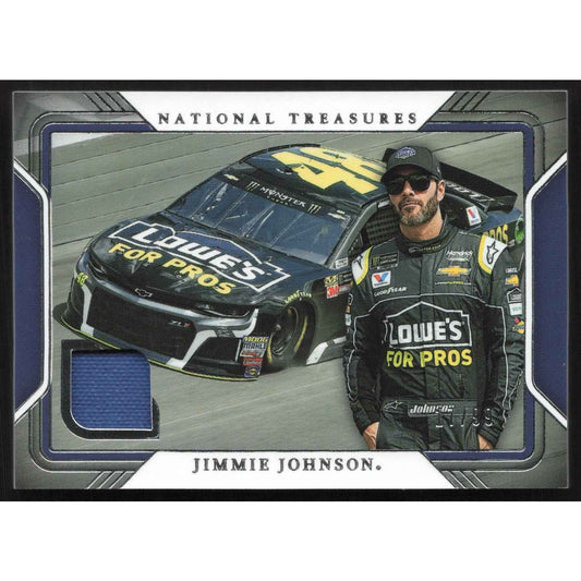 2025 Panini National Treasures #TG-JJN Jimmie Johnson Track Gear #/99