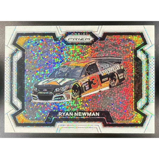 2024 Panini Prizm Ryan Newman #10 Rides White Sparkle Prizms