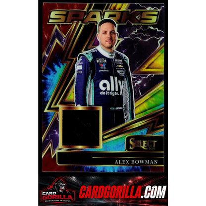 2026 Panini Select #SP-ABN Alex Bowman Sparks Tie-Dye Prizms #/25