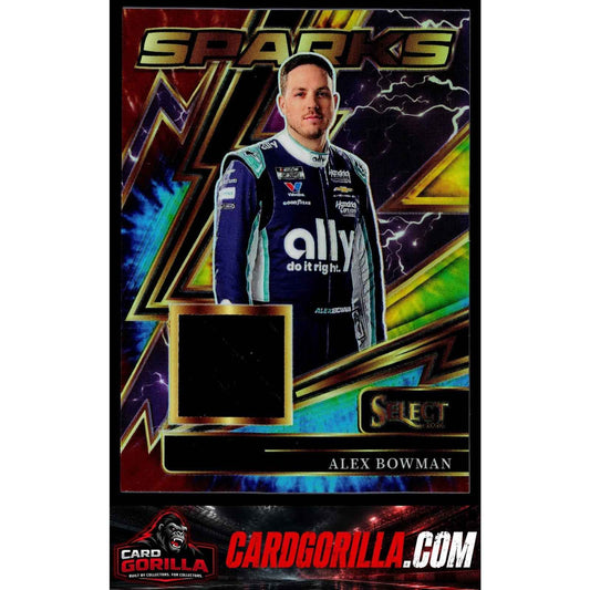 2026 Panini Select #SP-ABN Alex Bowman Sparks Tie-Dye Prizms #/25