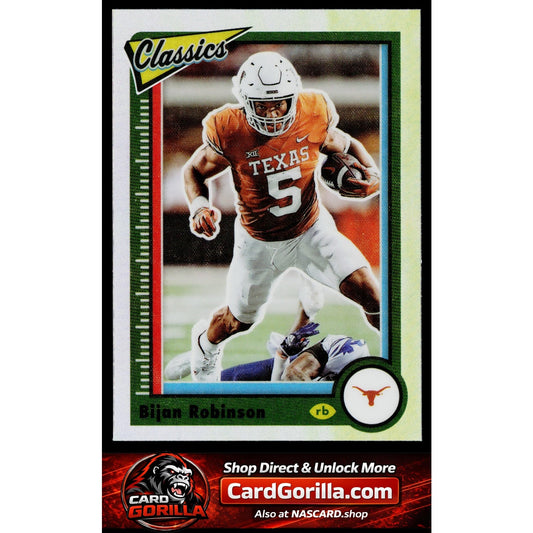 2023 Panini Chronicles Draft Picks Bijan Robinson Classics Premium Silver