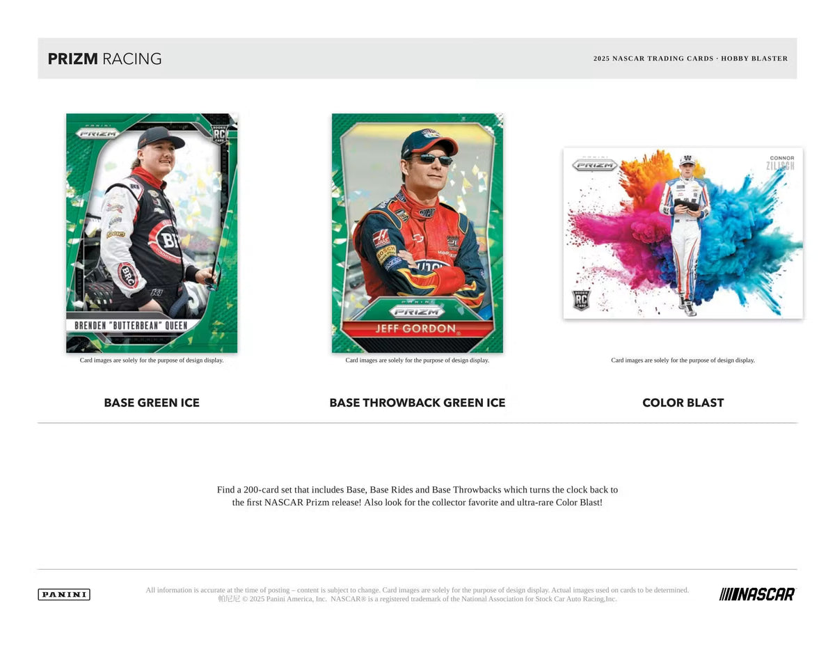 2025 Panini Prizm Racing NASCAR Blaster Box