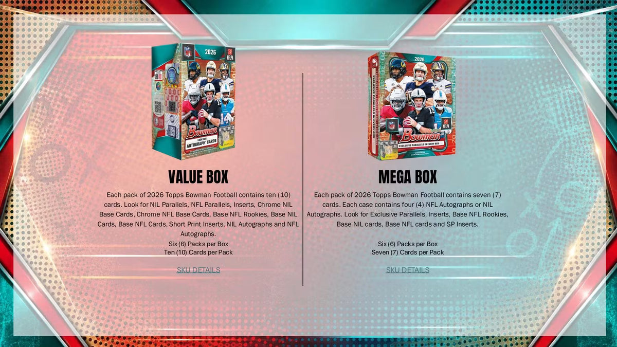 2026 Bowman Football Hobby Jumbo Box