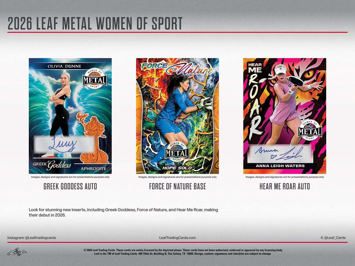 2026 Leaf Metal Women of Sport Hobby Box