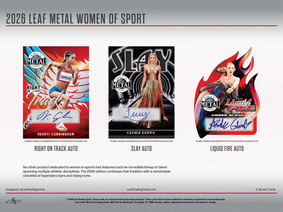 2026 Leaf Metal Women of Sport Hobby Box