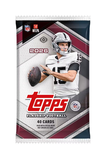 2026 Topps Flagship Football Hobby Jumbo Box