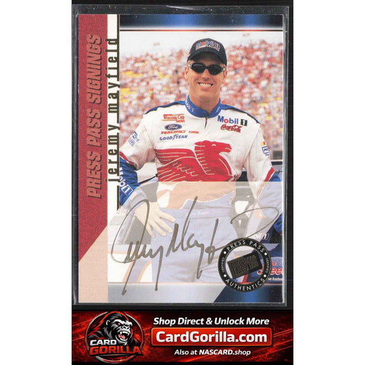 2000 Press Pass #NNO Jeremy Mayfield Signings Gold #/100