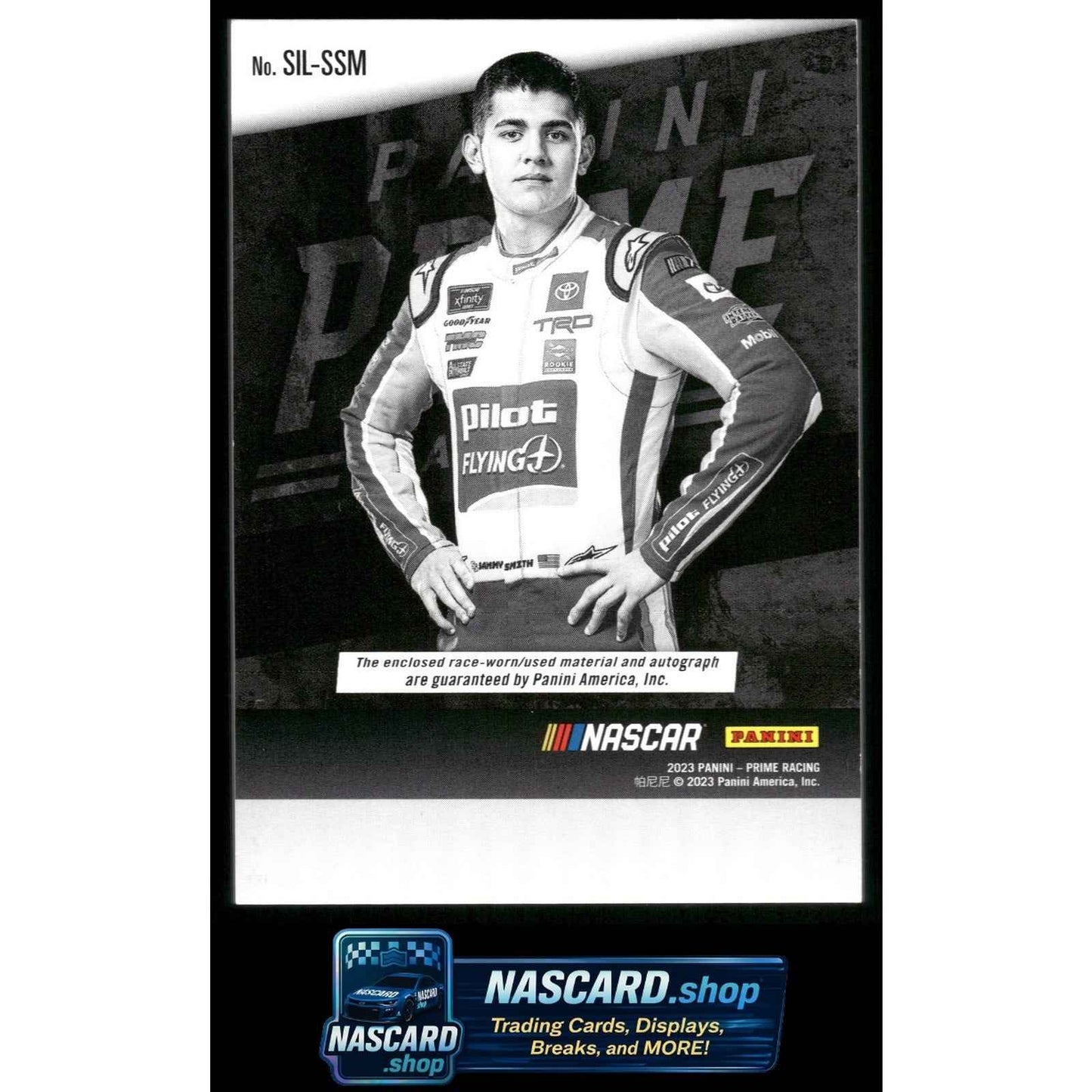 2023 Panini Prime #SIL-SSM Sammy Smith Midnight Silhouette Signatures #/99