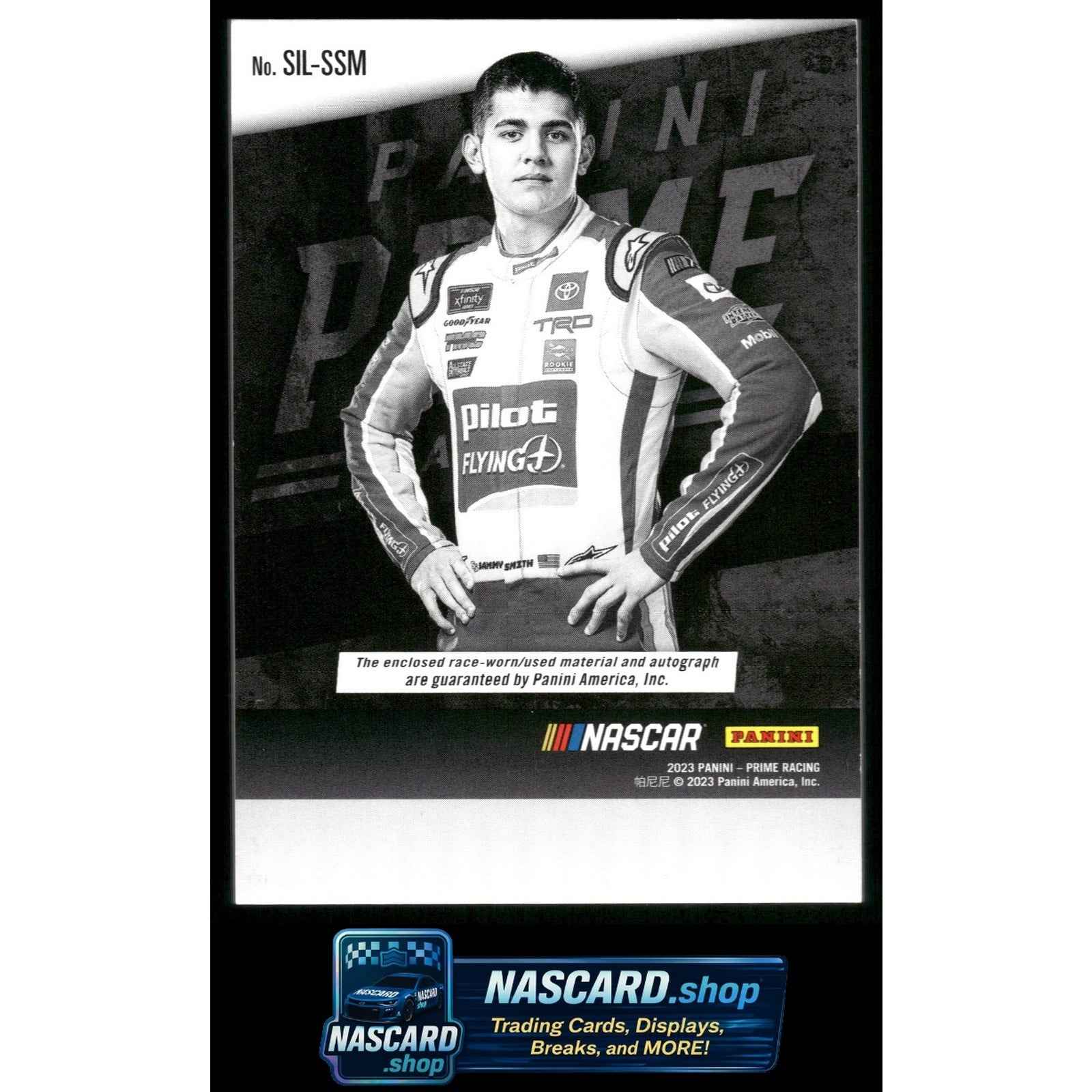 2023 Panini Prime #SIL-SSM Sammy Smith Midnight Silhouette Signatures #/99
