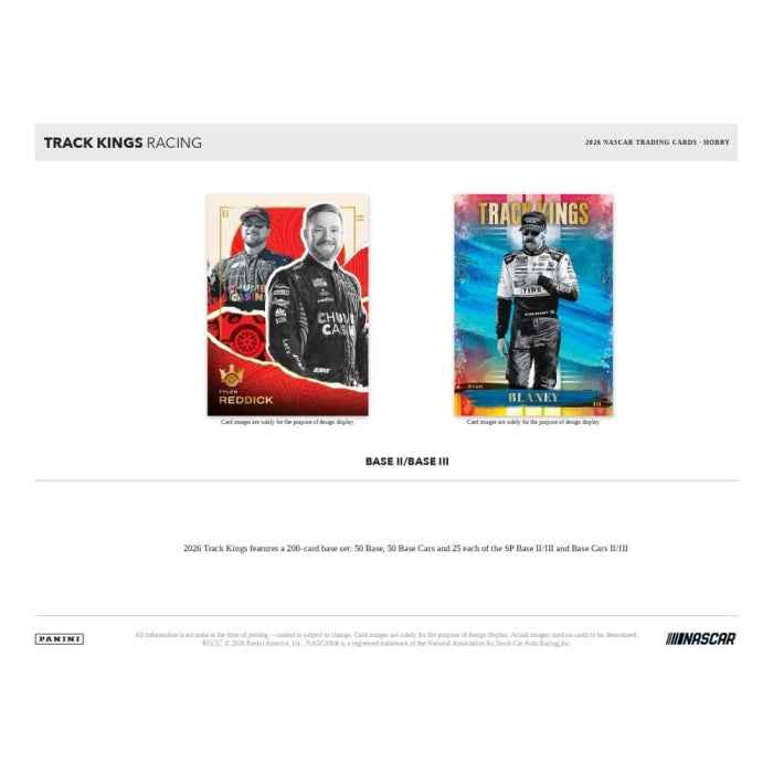 2026 Panini Racing Tack Kings Hobby Box - Coming Soon!