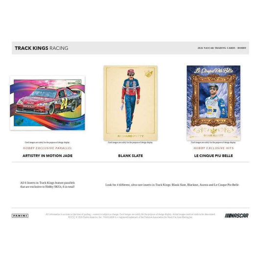 2026 Panini Racing Tack Kings Hobby Box - Coming Soon!