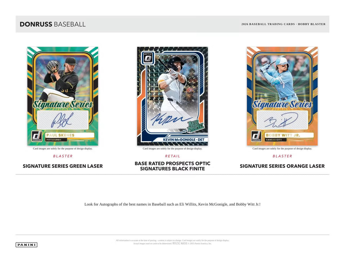 2026 Panini Donruss Baseball Blaster Box