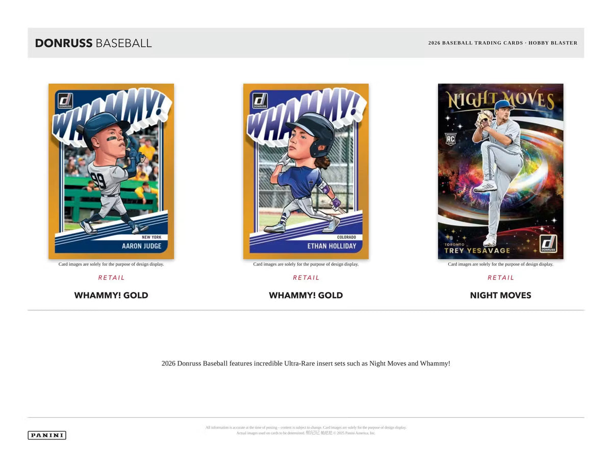 2026 Panini Donruss Baseball Blaster Box