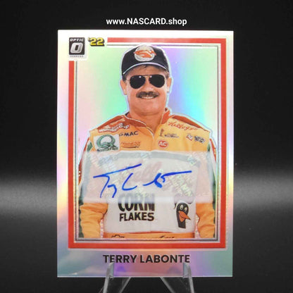 2022 Panini Donruss NASCAR - Optic Signatures Holo #79 Terry Labonte /98 - NASCARD.shop