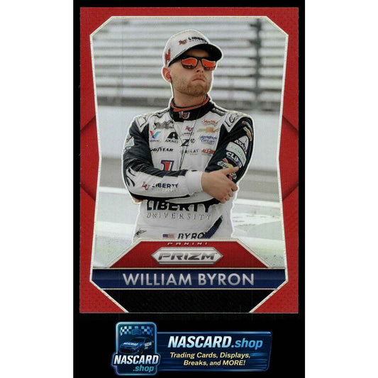 2025 Panini Prizm #174 William Byron Red #/249