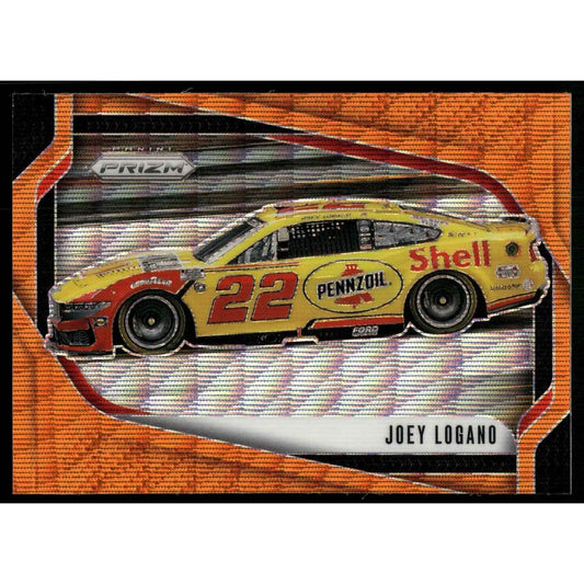 2025 Panini Prizm #132 Joey Logano Orange Wave #/125
