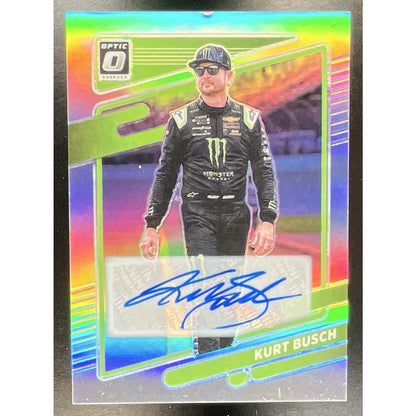 2022 Panini Donruss Kurt Busch #22 Optic Signatures Holo 27/99 Auto