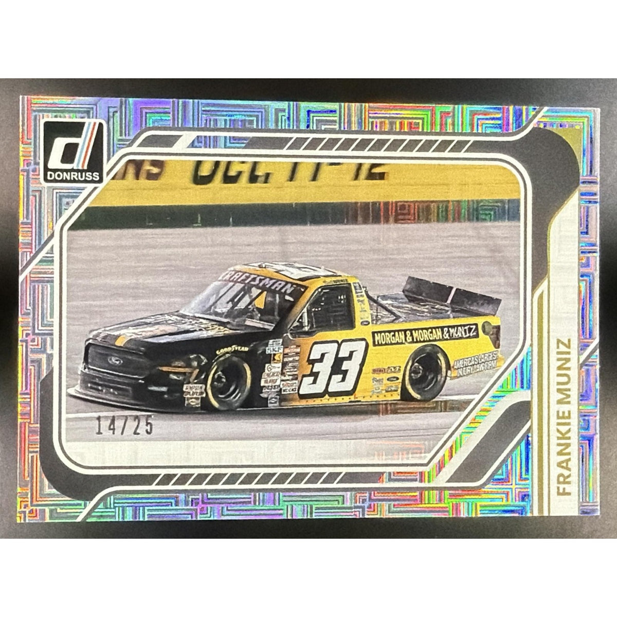 2026 Panini Donruss NASCAR Racing Frankie Muniz #187 Rides Mojo 14/25