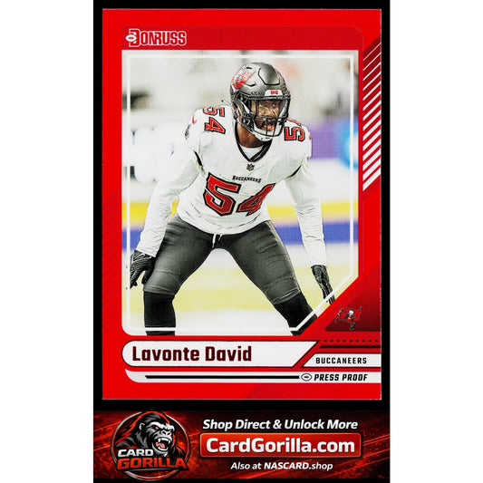 2024 Donruss #173 Lavonte David Press Proof Red