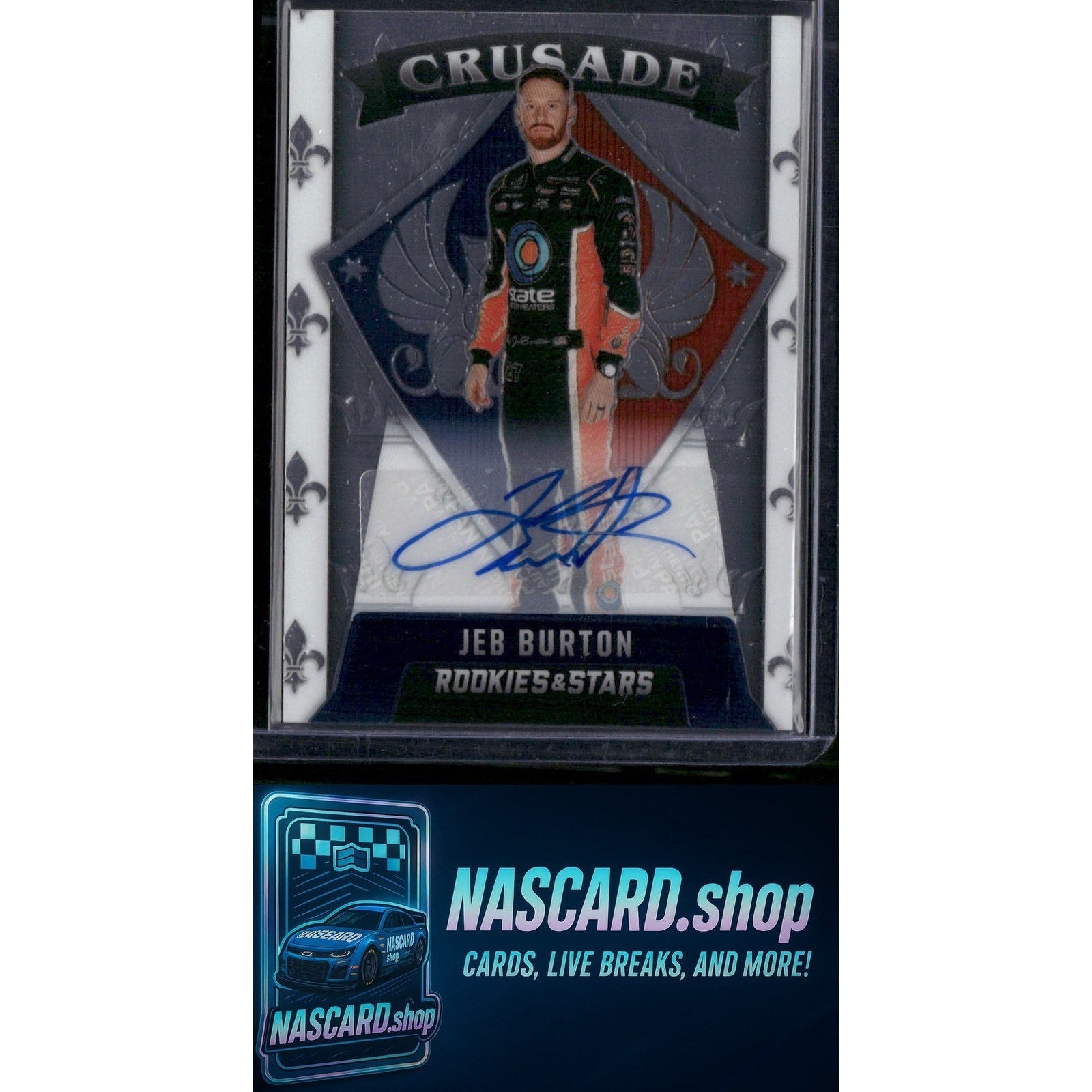2022 Panini Chronicles #15 Jeb Burton Crusade Autographs - NASCARD.shop