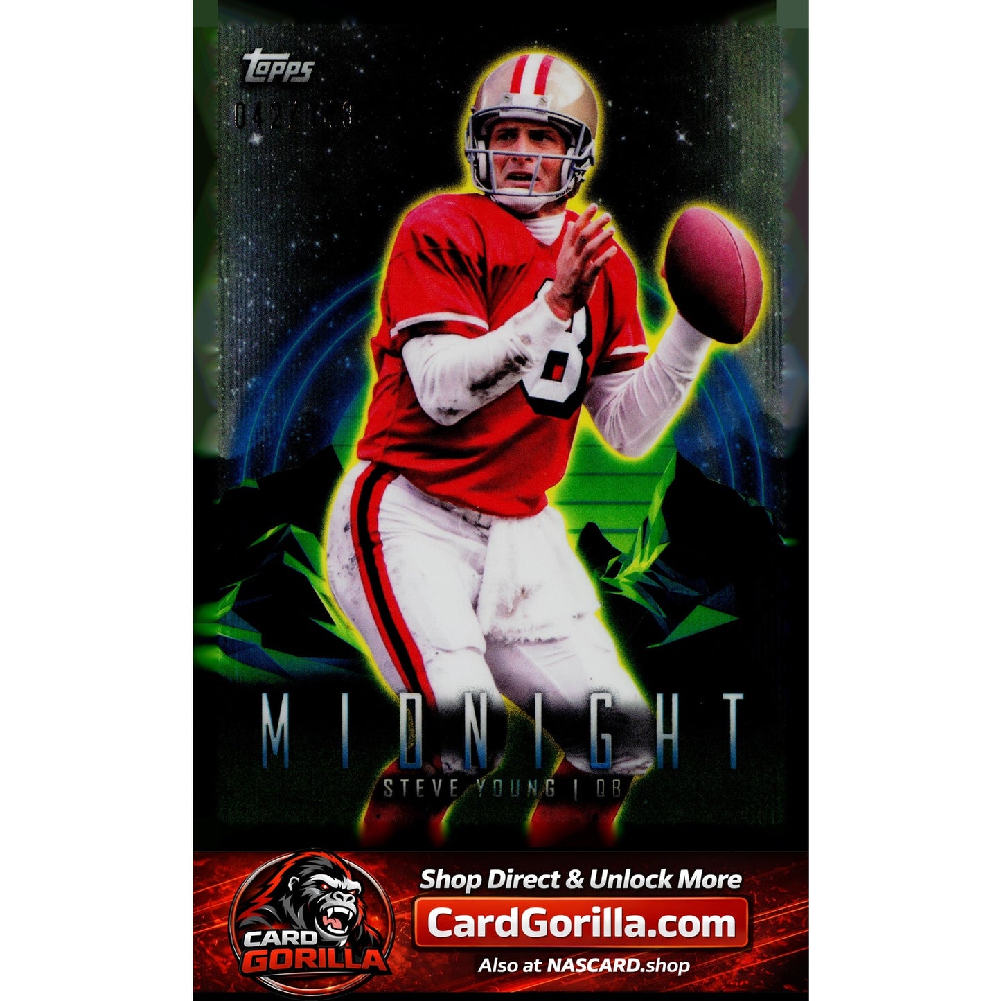 2024 Topps Midnight #88 Steve Young Morning #/149